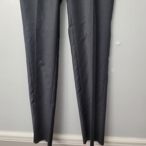 Ralph Ralph Lauren Slim-Fit Suit Set Solid Flat Front Pants Wool Suit - Picture 10 of 11